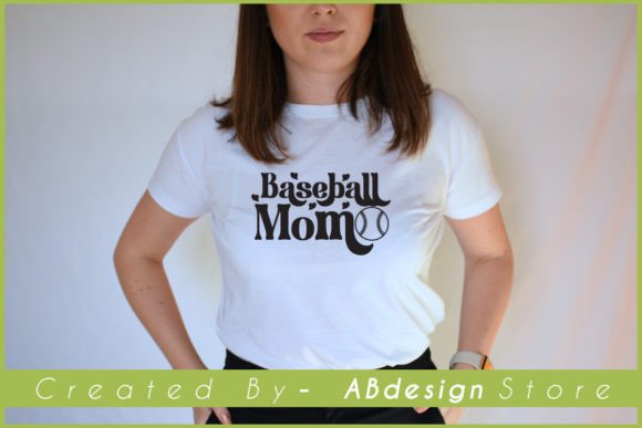 Baseball Mom Design Svg: Graphics for T-Shirt Designs and Branding