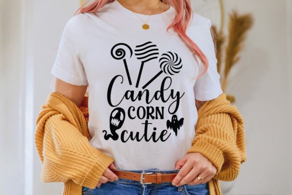 Candy Corn Cutie SVG Design Graphics and T-Shirt Designs Review