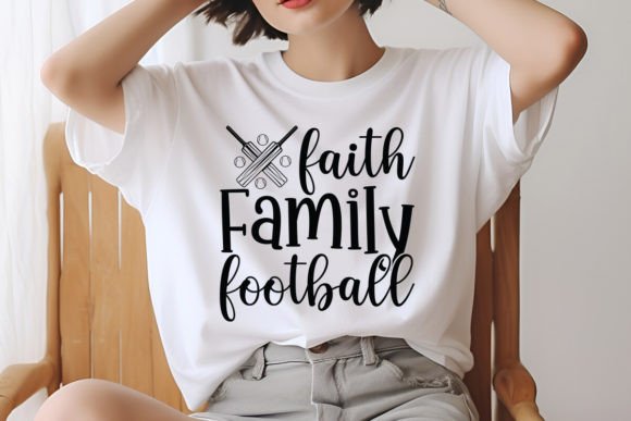 Faith Family Football SVG Design: Graphics and T-Shirt Designs Review