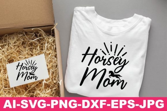 Horsey Mom Western Svg Png Design Graphics and T-Shirt Designs Review
