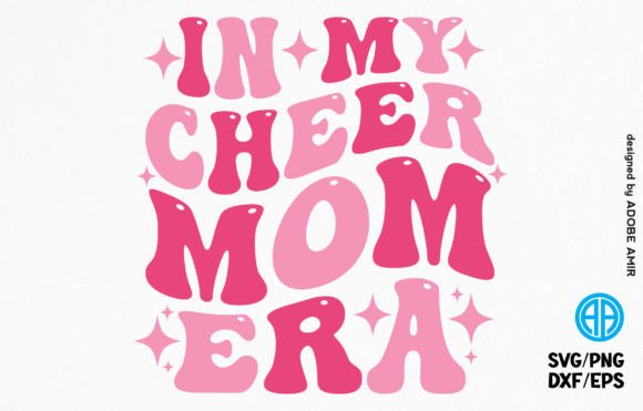 In My Cheer Mom Retro SVG T-shirt Graphics