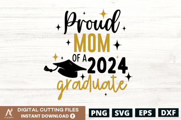 New Graduate Family Group SVG - Mom Graphics and T-Shirt Designs